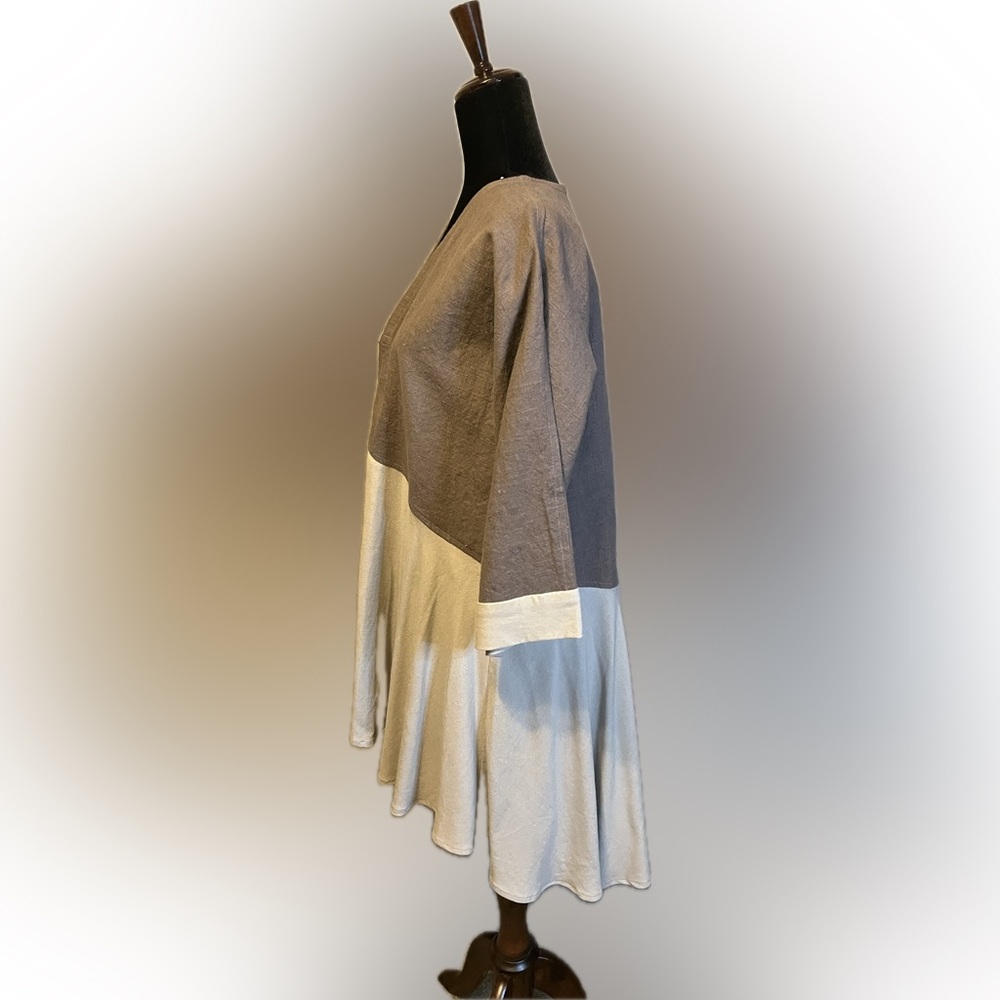 Handmade Color-Block Kimono Jacket size OS - Picture 4 of 14
